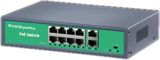 Switch PoE chuyên dụng CCTV GC-Q82A — 8 cổng PoE + 2 cổng Uplink